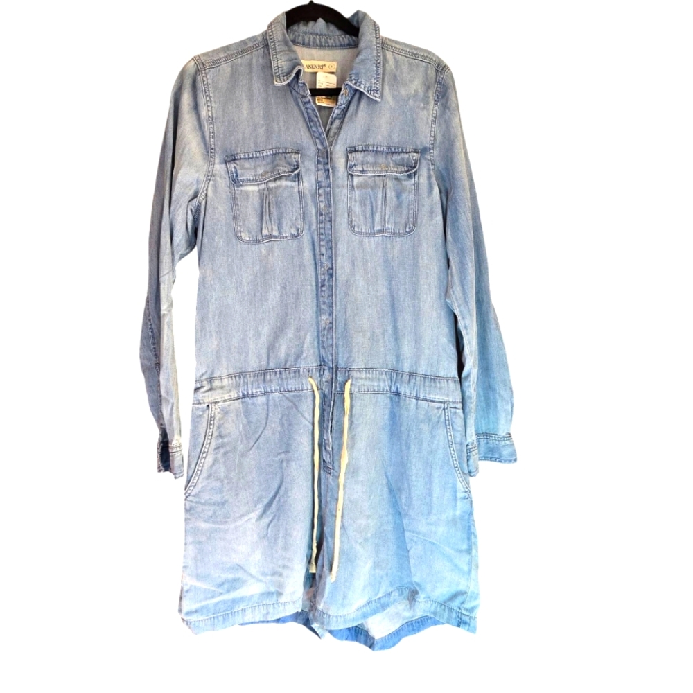 Blank NYC Light Blue Denim Jumpsuit Romper - Picture 11 of 15